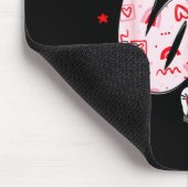 Funny 67 Meme Six Seven 6 7 Valentine Hearts  マウスパッド (コーナー)