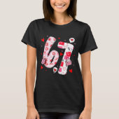 Funny 67 Meme Six Seven 6 7 Valentine Hearts  Tシャツ (正面)