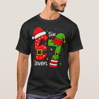 Funny 67 Meme Six Seven Christmas Xmas Holiday Kid Tシャツ