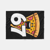 Funny 67 Meme Six Seven Humor Food Zza フリースブランケット (正面(横))