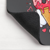 Funny 67 Meme Six Seven Ice Cream Matching Couples マウスパッド (コーナー)