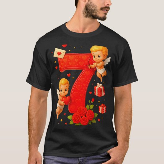 Funny 67 Meme Six Seven Matching Couples Valentine Tシャツ (正面)