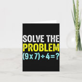Funny 67 Meme Six Seven Math Teacher Brain-rot Jok カード (正面)