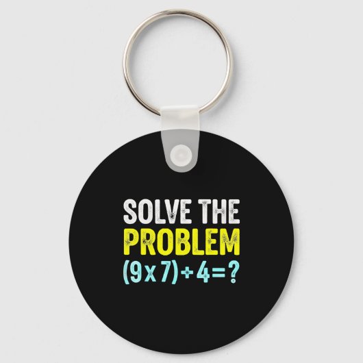 Funny 67 Meme Six Seven Math Teacher Brain-rot Jok キーホルダー (正面)