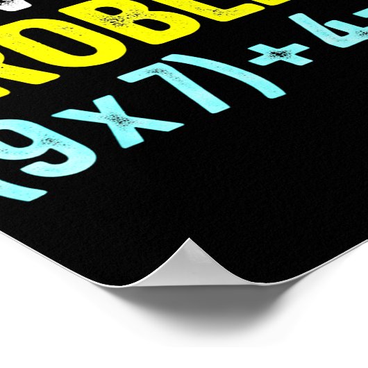 Funny 67 Meme Six Seven Math Teacher Brain-rot Jok ポスター (角)