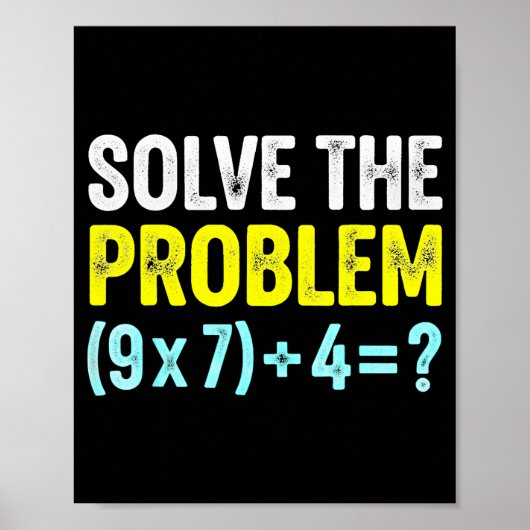 Funny 67 Meme Six Seven Math Teacher Brain-rot Jok ポスター (正面)