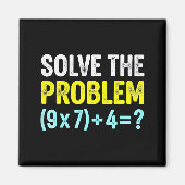 Funny 67 Meme Six Seven Math Teacher Brain-rot Jok マグネット (正面)