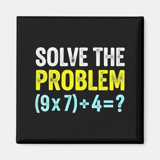 Funny 67 Meme Six Seven Math Teacher Brain-rot Jok マグネット (正面)