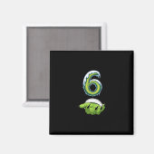 Funny 67 Meme Six Seven Scary Monster Hands Christ マグネット (正面/裏面)