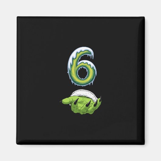 Funny 67 Meme Six Seven Scary Monster Hands Christ マグネット (正面)