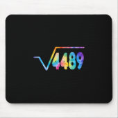 Funny 67 Meme Square Root 4489 Slang Math Teacher  マウスパッド (正面)