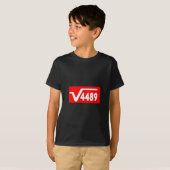 Funny 67 Meme Square Root 4489 Slang Math Teacher Tシャツ (正面フル)