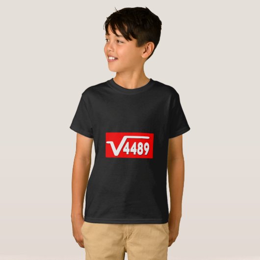 Funny 67 Meme Square Root 4489 Slang Math Teacher  Tシャツ (正面フル)