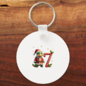 Funny 67 Meme Turtle Christmas PJm Men Women Famil キーホルダー (正面)