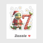 Funny 67 Meme Turtle Christmas PJm Men Women Famil シール (シート)