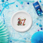 Funny 67 Meme Turtle Christmas PJm Men Women Famil ペーパープレート (パーティー)