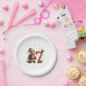 Funny 67 Meme Turtle Christmas PJm Men Women Famil ペーパープレート (パーティー)