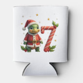 Funny 67 Meme Turtle Christmas PJm Men Women Famil 缶クーラー (正面)