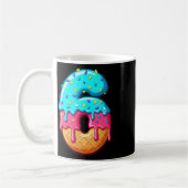 Funny 67 Number 6 Ice Cream Drip Meme Matching Gro コーヒーマグカップ (左)