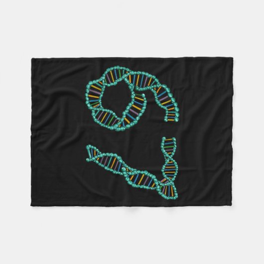 Funny 67 Number Meme Dna Replication Molecular Sci フリースブランケット (正面(横))