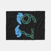 Funny 67 Number Meme Dna Replication Molecular Sci フリースブランケット (正面(横))