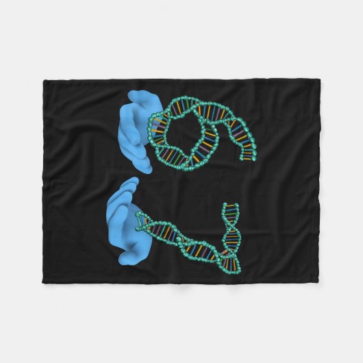 Funny 67 Number Meme Dna Replication Molecular Sci フリースブランケット (正面(横))