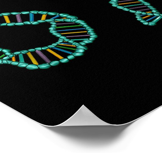 Funny 67 Number Meme Dna Replication Molecular Sci ポスター (角)