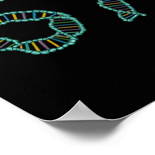 Funny 67 Number Meme Dna Replication Molecular Sci ポスター (角)