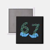 Funny 67 Number Meme Dna Replication Molecular Sci マグネット (正面/裏面)