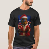 Funny 67 Santa Capyra Six Seven Ironic Christmas M Tシャツ (正面)