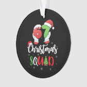 Funny 67 Six Seven Brianrot Christmas Squad オーナメント (正面)