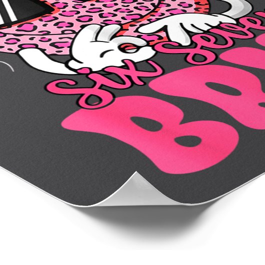 Funny 67 Six Seven Bruh Valentine 6 7 Meme Love Wo ポスター (角)