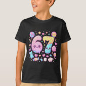 Funny 67 Six Seven Candy 6 7 Meme Gen Alpha Kawaii Tシャツ (正面)