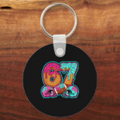 Funny 67 Six Seven Meme American Football Number # キーホルダー (正面)