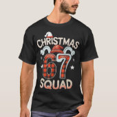Funny 67 Six Seven Meme Brainrot  Christmas Squad Tシャツ (正面)