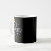 Funny 67 Six Seven Meme Christmas Naughty Nice Lis コーヒーマグカップ (正面左)