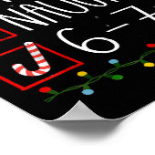 Funny 67 Six Seven Meme Christmas Naughty Nice Lis ポスター (角)