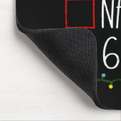 Funny 67 Six Seven Meme Christmas Naughty Nice Lis マウスパッド (コーナー)