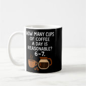 Funny 67 Six Seven Meme Coffee Lover Teacher  コーヒーマグカップ (左)
