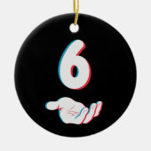 Funny 67 Six Seven Meme Couple Matching セラミックオーナメント (正面)