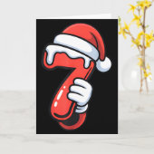 Funny 67 Six Seven Meme Couple Matching Christmas  カード (黄色い花)