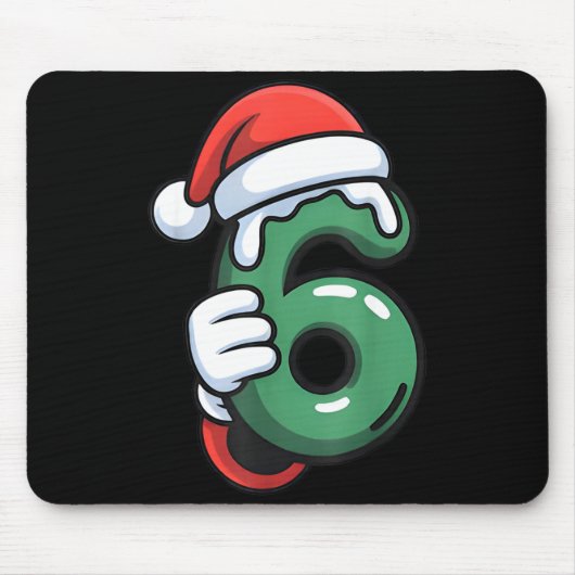 Funny 67 Six Seven Meme Couple Matching Christmas  マウスパッド (正面)