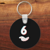 Funny 67 Six Seven Meme Couple Matching Halloween  キーホルダー (正面)