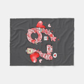 Funny 67 Six Seven Meme Valentines Day Gen Alpha S フリースブランケット (正面(横))