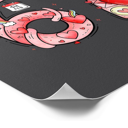 Funny 67 Six Seven Meme Valentines Day Gen Alpha S ポスター (角)