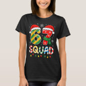 Funny 67 Squad Candy Cane Santa Hat Christmas Men  Tシャツ (正面)