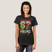 Funny 67 Squad Candy Cane Santa Hat Christmas Men Tシャツ (正面フル)