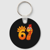 Funny 67 Thanksgiving Meme Turkey Six Seven Costum キーホルダー (正面)