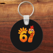 Funny 67 Thanksgiving Meme Turkey Six Seven Costum キーホルダー (正面)