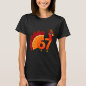 Funny 67 Turkey Meme Thanksgiving Humor Design Men Tシャツ (正面)